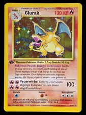 1. Edition Glurak Basis Set Deutsch Excellent+ Charizard Base Set German