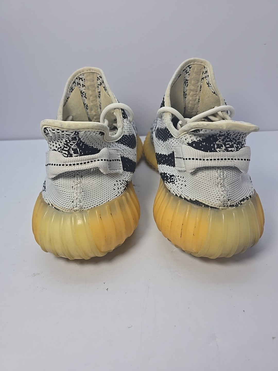 Yeezy Boost 350 V2 Mens 12 Shoes White Black Red Zebra Adidas Art CP9654  thumbnail 8