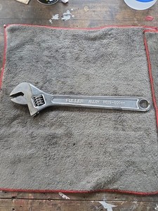 VINTAGE FULLER 12"Full Drop Forged Adjustable Wrench Chrome Alloy No. 12