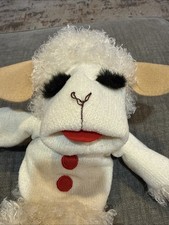 Aurora Shari Lewis Lamb Chop Plush Hand Puppet Full Body 16 Super Soft Clean