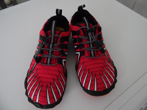 barfuß schuhe damen 38 rot weiß schwarz gebraucht wie neu