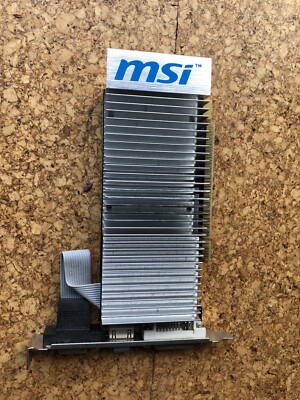 MSI NVIDIA GeForce 210 1GB DDR3  Grafikkarte Model N210-MD1GD3H/LP  HDMI/DVI/VGA
