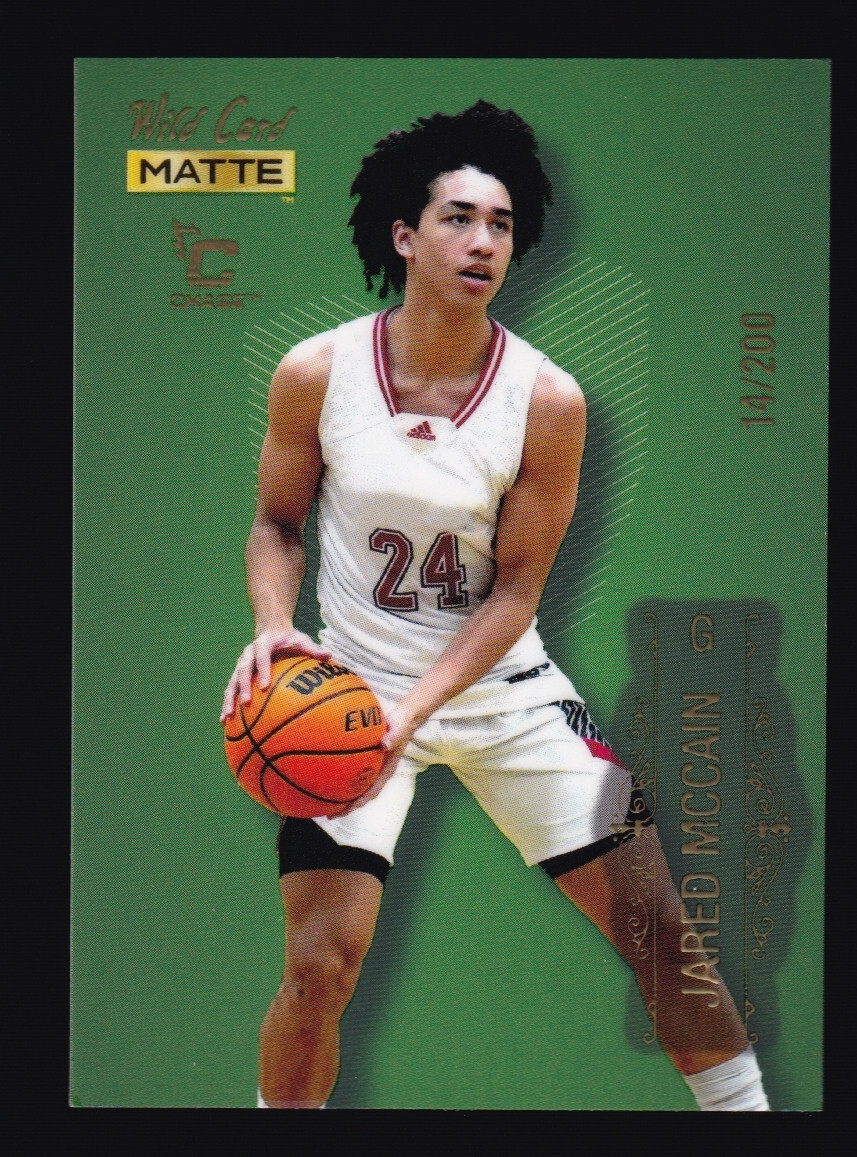 2022-23 Wild Card Matte JARED MCCAIN Chase Green /200