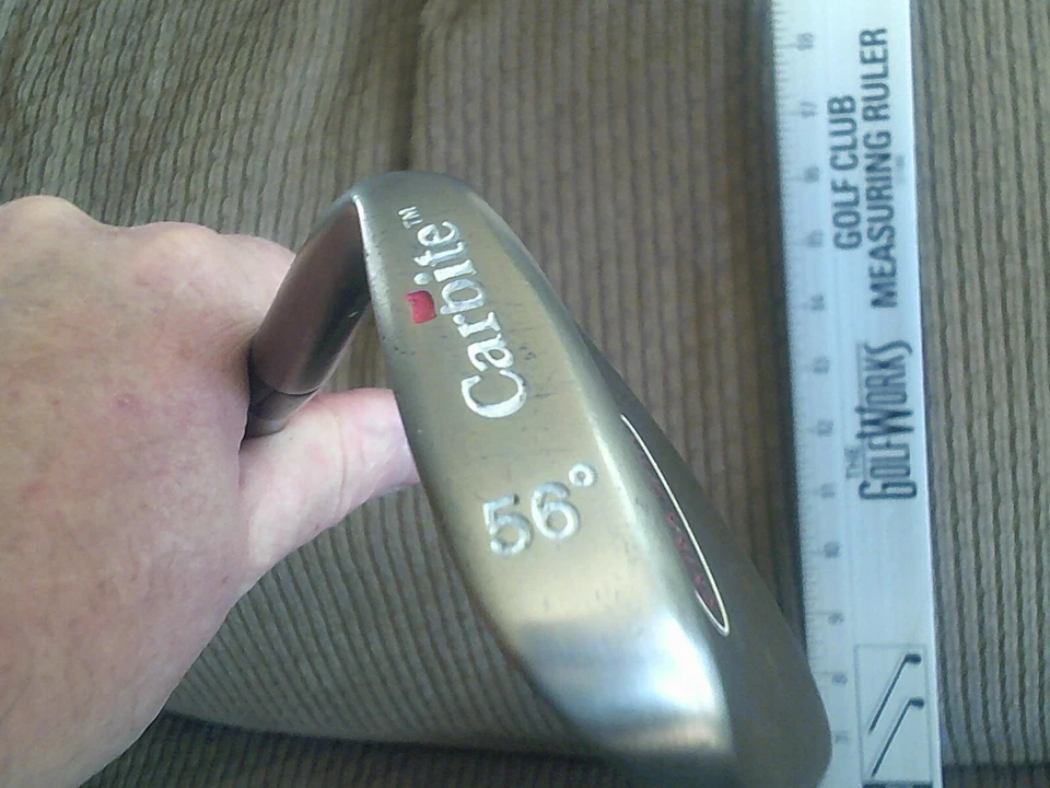 Carbite Tour Series Extra Spin 56* Sand Wedge. Factory Stiff Steel.MRH. New Grip - Image 3 of 4