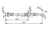 1 987 476 782 Bosch Bremsschlauch FüR Toyota