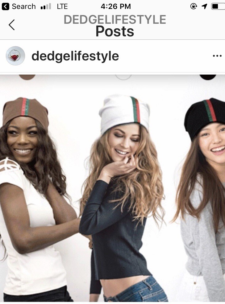 Hair Slap Satin Lined Cap The Slap Satin Lined Cap Black Adult