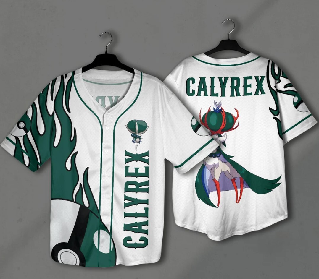 Calyrex Baseball Jersey Shirt Japanese Anime Jersey Shirt Gift | eBay
