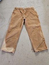 MENS 38 x 30 - Carhartt B11 Duck Unlined Dungaree Fit Work Pants