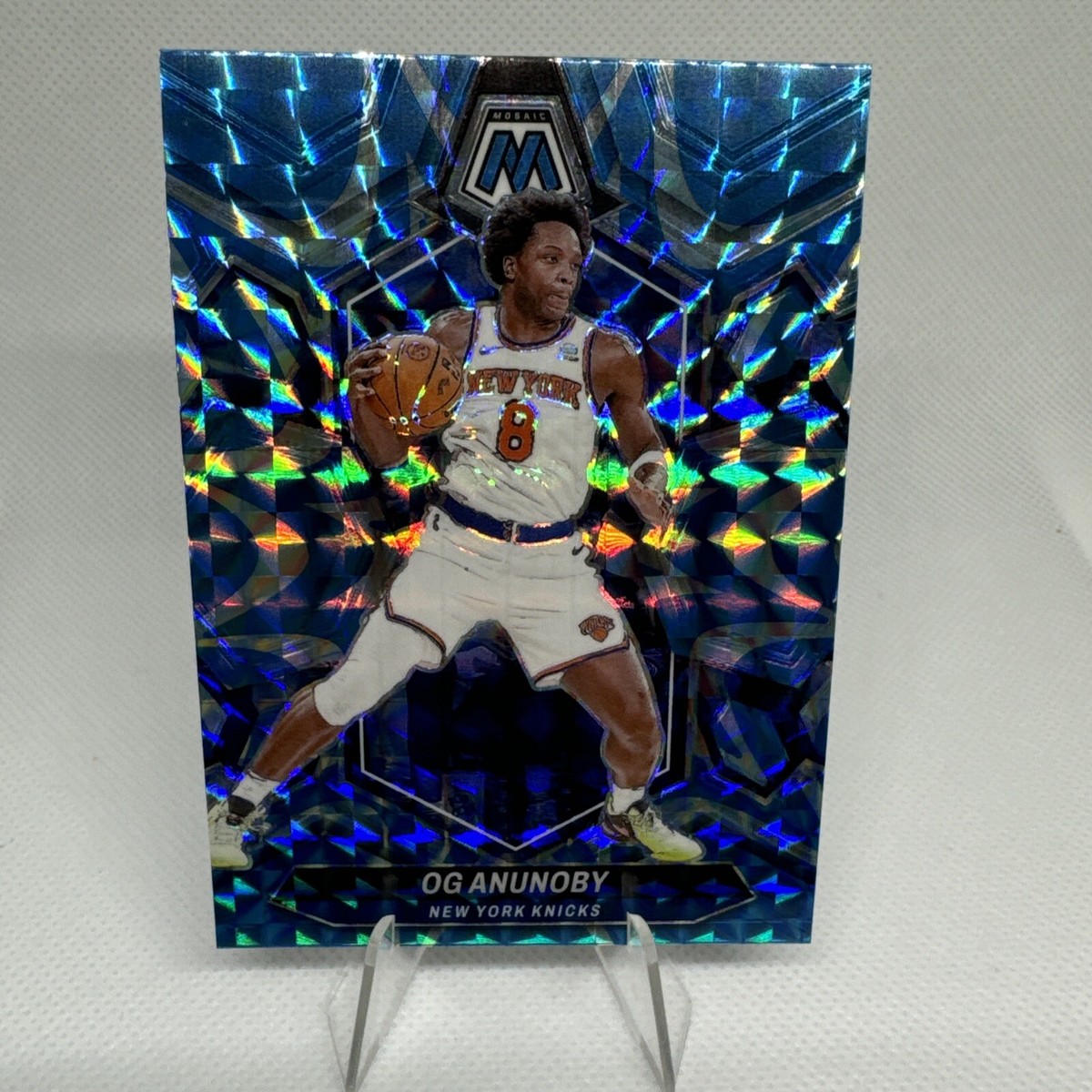大*梅様 【値段交渉可】 NEW YORK KNICKS OG ANUNOBY 2023-24 Panini Mosaic Og Anunoby #135 BLUE MOSAIC New York Knicks
