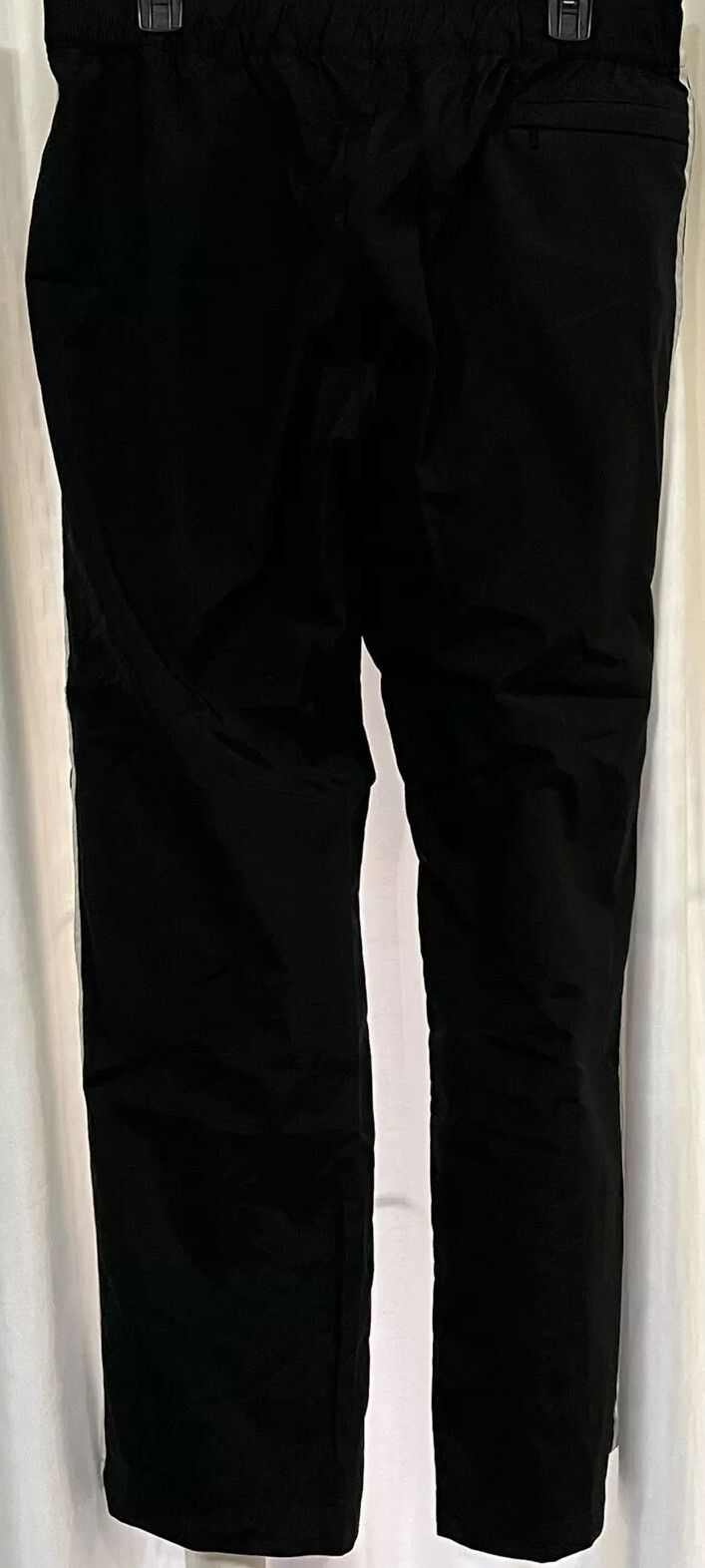 Nike Men's Size L Athletic Pants Black White Stripe RN56323 CA05553