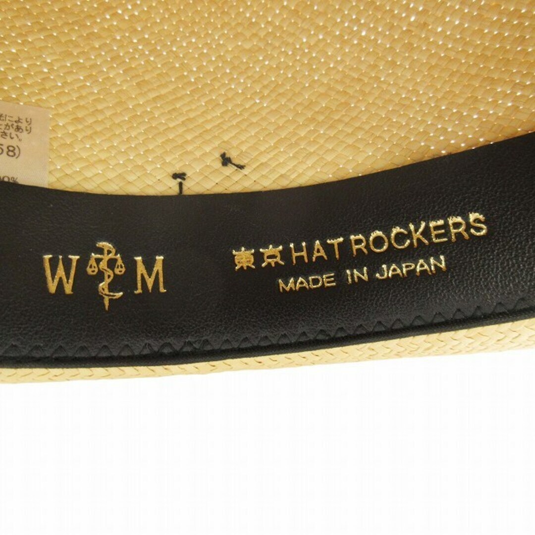 Wako Maria x Tokyo Hat Rockers WACKO Panama Straw Folded Wako Maria x Tokyo Hat Rockers WACKO Panama Straw Folded