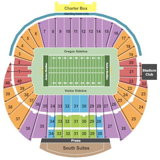 2 Tickets Oregon Ducks vs. Ohio State Buckeyes Football 10/12/24 Eugene