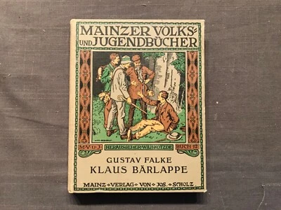 Gustav Falke, Klaus Bärlappe, Wie einer das Fürchten verlernte, Kotzde, 1910 - Bild 1 von 2
