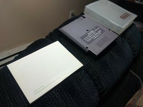 Bandai Golf Pebble Beach NES Nintendo Instruction Manual + Game - Case