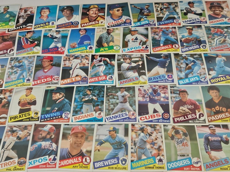 1985 TOPPS BASEBALL YOU PICK #200-399 SEE SCANS OF EVERY CARD SET BREAK NEW LIST