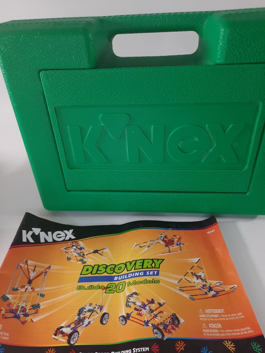 K'NEX Kinex Green Storage Carrying Case Box 14