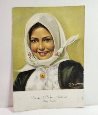 COSTUMI SARDI DONNA DI CABRAS- ENNIO PERROTTI