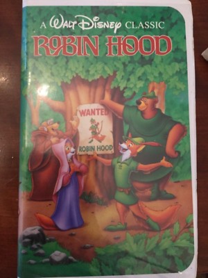Walt Disney's Robin Hood The Classics Black Diamond Edition (VHS, 1991