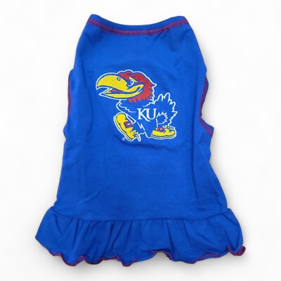 All Star Dogs - Kansas Jayhawks Dog Dress - MEDIUM - NEW