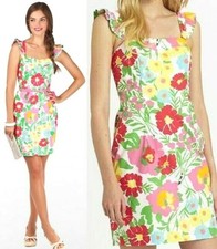 198 Lilly Pulitzer Sarafina Big Garden By The Sea Floral Shift Dress