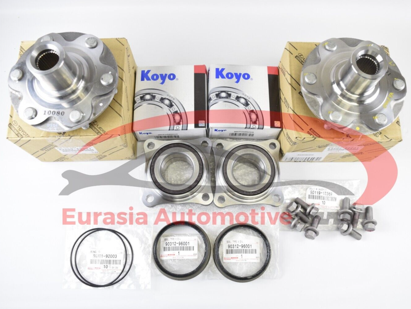 OEM Front Wheel Hub Bearing Complete Kit For Toyota 4Runner 4WD 2003