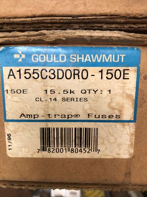 New Gould Shawmut A155C3D0R0-150E Fuse