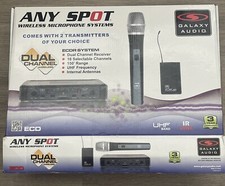 New Galaxy Audio Any Spot Edc Series Wireless Edcr System Dual Channel Receiver