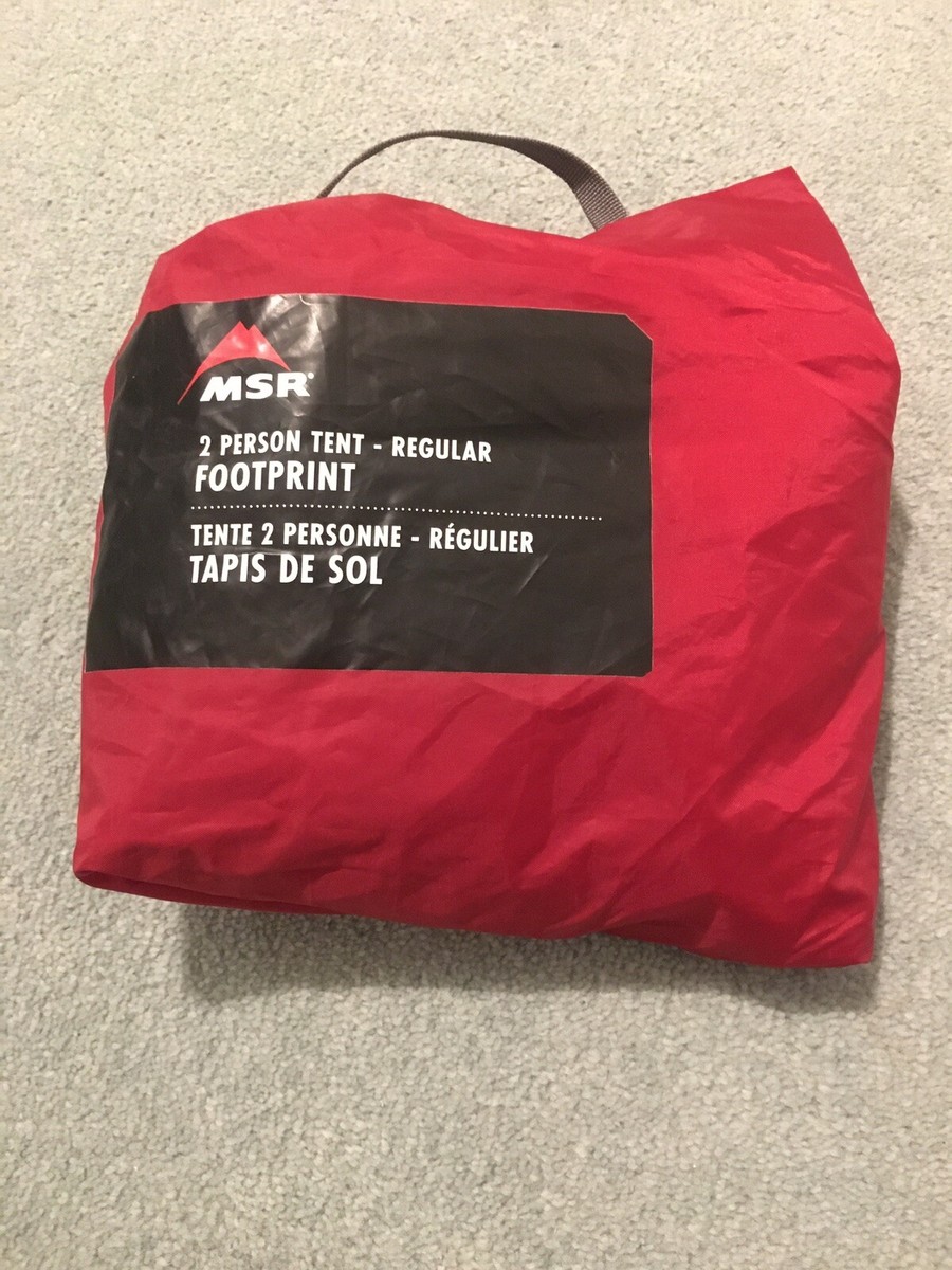 MSR Hubba Hubba NX Backpacking Tent Footprint, Good Condition, Red