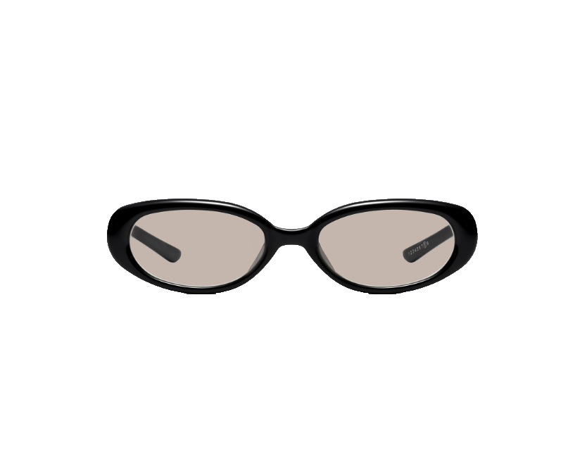 Gentle Monster x Maison Margiela MM206 Black Brown Oval Sunglasses