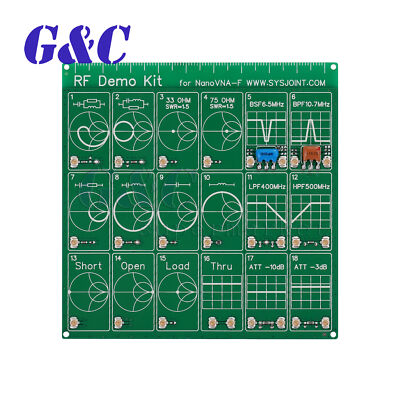 Scheda Di Prova RF NanoVNA - 18 Moduli Funzionali Per Analizzatore Di Rete, Con Cavi UFL - Foto 5