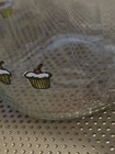 Vintage CARLTON Clear Glass PENGUIN /CUPCAKE Red Lid Jar Canister Storage — photo 9