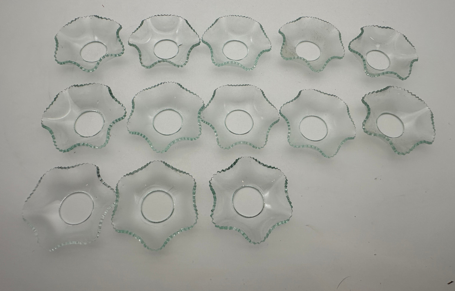 Tropfenfänger Kerzen Glas Kronleuter 13x Manchette 2 Wahl