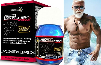 AMAZE supplement EXTREMTest + SERUM natural dietaryMuscle Building Stack reg $65