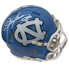 Lawrence Taylor Signed Auto Autographed UNC Mini Helmet Beckett Witness BAS COA