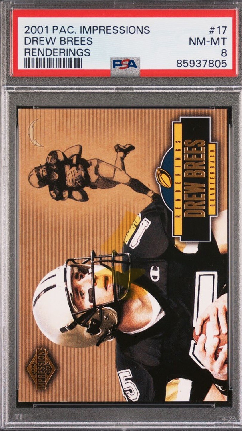Drew Brees Pacific Impressions Renderings #17 Base