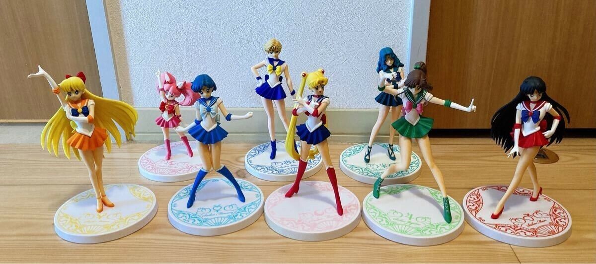 Sailor Moon Girls Memories figure Set of 8 Banpresto Toy Sailor Moon Girls Memories figure Set of 8 Banpresto Toy