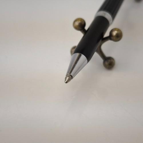 Vintage Ballograf Nordica Ballpoint Pen Black Chrome Trim Made in Sweden #5874 - Picture 9 of 14