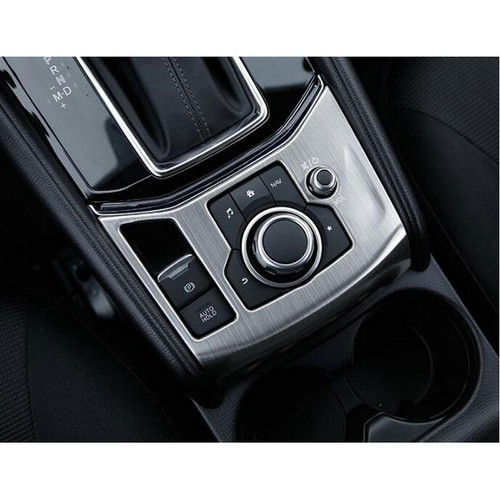 Chrome Gear Shift Frame Panel Trim For LHD Mazda CX-5 (2017-2024) – Interior Accent