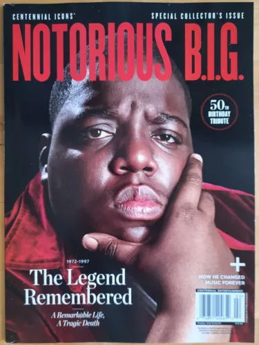 Centennial Icons Collector's Magazine NOTORIOUS B.I.G. 50th Birthday Tribute 