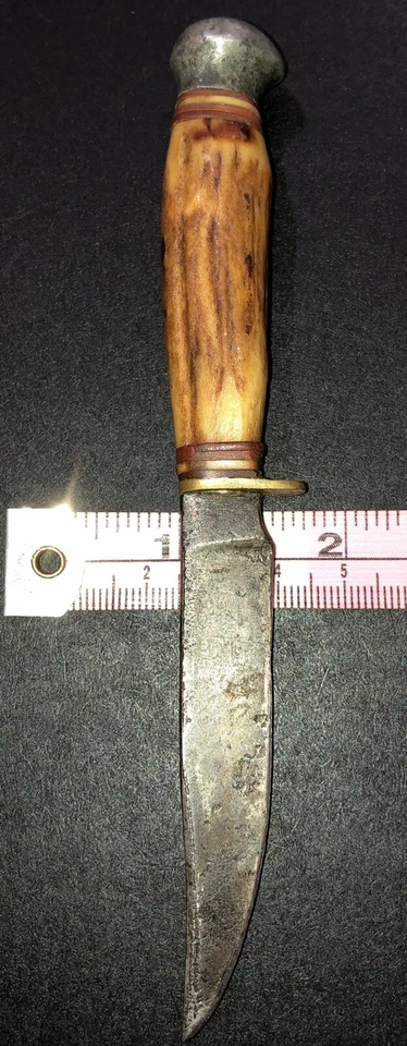 Original 1930’s German Solingen CWF Hunting Knife Made In Germany For Export USA - Image 3 of 4
