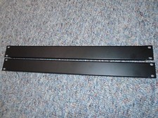 LOT OF 2 MIDDLE ATLANTIC 1U STEEL FLANGED PANEL FOR 19" RACKS