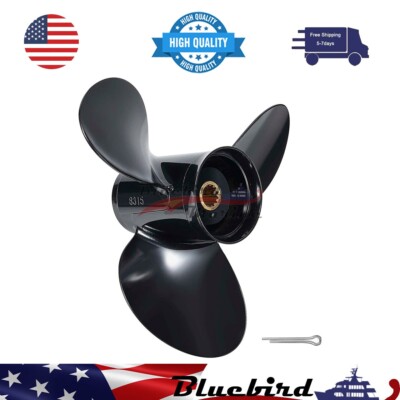 12 x 17 Boat Propeller for Evinrude 40-75HP 13 Spline Tooth,RH