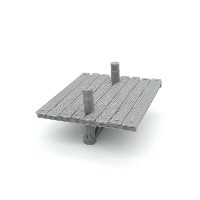 Scenery printed Terrain LOTR WFB D&D wargaming Wooden Pier Walkway