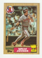 1987  Topps Wally Joyner All-Star Rookie Gold Cup RC #80 Near Mint NM