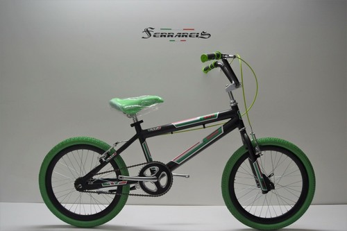 BICI BMX 20 FREE STYLE NERA VERDE | eBay