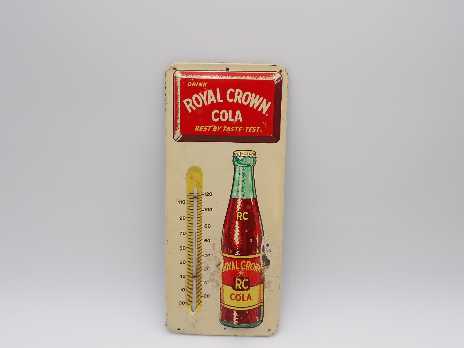 Vintage Drink Royal Crown Cola Thermometer Vintage Thermometer Soda Pop