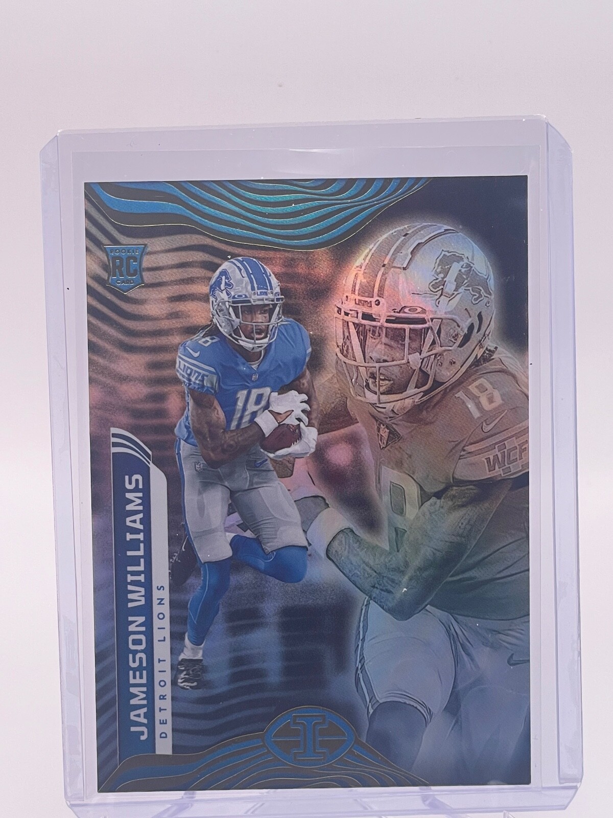 2022 Panini Illusions Jameson Williams - Lions Football RC Rookie Card Base #30