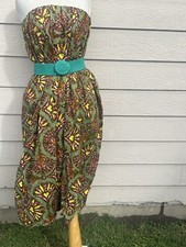 Womens Ankara Multicolor Skirt /dress/cover Up African Print Medium