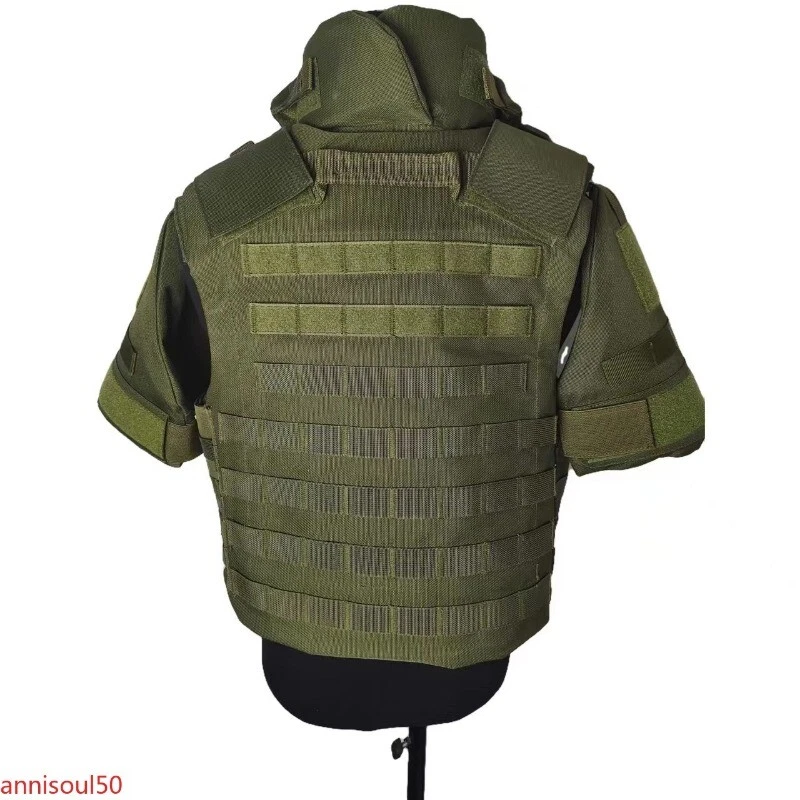 Traje Protector Completo KFL Chaleco Táctico Armadura Corporal Accesorio Bolsa Material Oxford Foto 3 de 4
