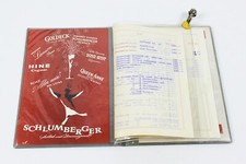 Vintage Menu SCHLUMBERGER SEIT Restaurant in hard case Wien Austria 8.5" x 6.5"